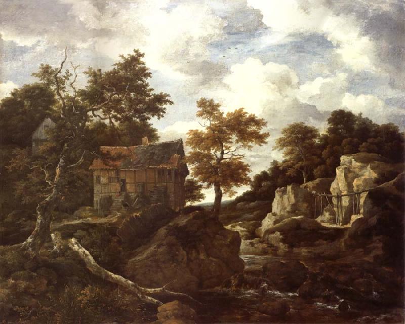 REMBRANDT Harmenszoon van Rijn Rocky Landscape